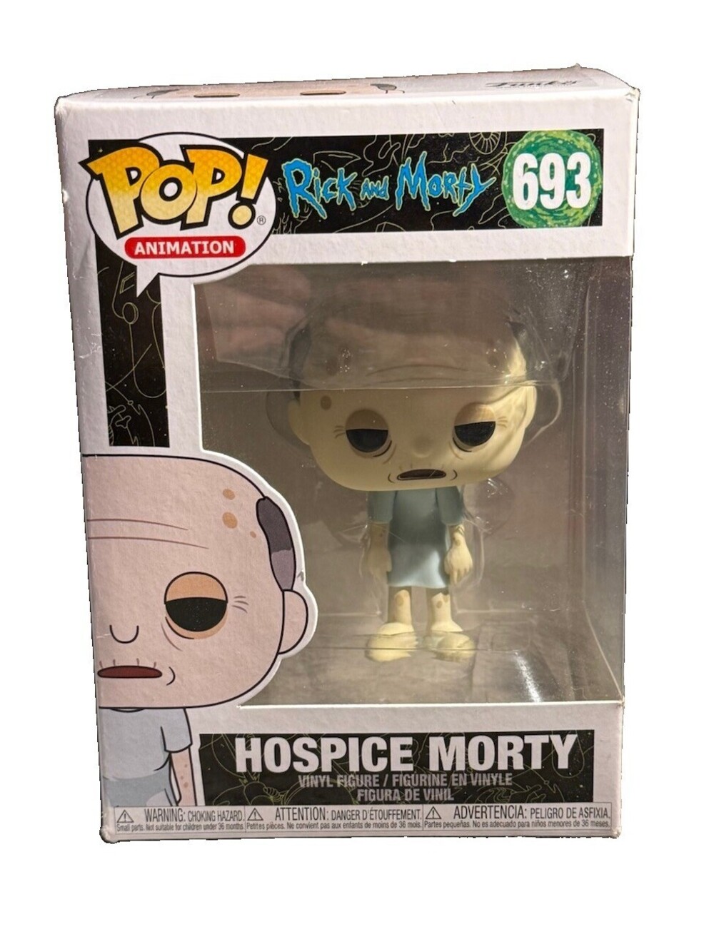Funko Pop! Rick and Morty #693 Hospice Morty Vinyl Figure 2019 Adult Swim